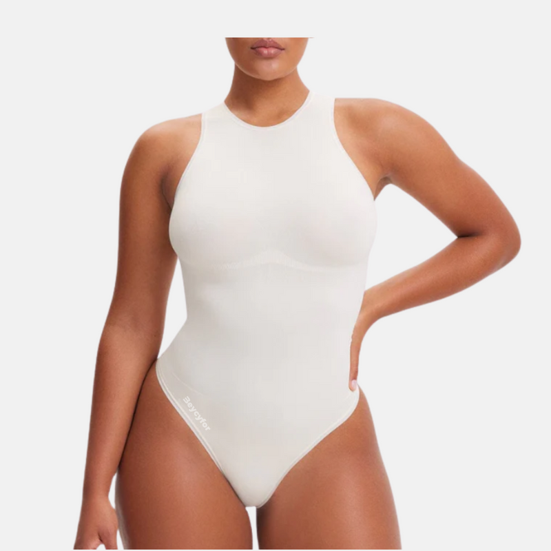 Body Essential Prime – Modelador com Decote Alto e Sem Costura