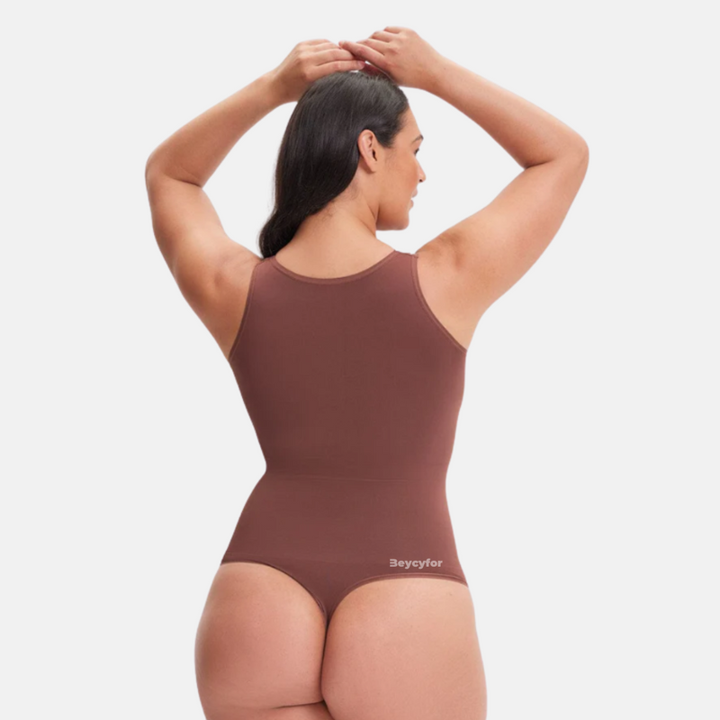 Body Essential Prime – Modelador com Decote Alto e Sem Costura